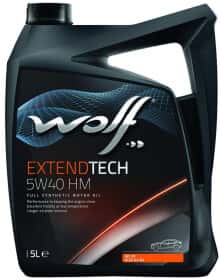 Моторна олива Wolf Extendtech HM 5W-40 синтетична
