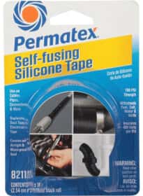 Ізоляційна стрічка Permatex Self-fusing Silicone Tape 82112 чорна силіконова 25,4 мм x 3 м