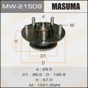 Комплект ступицы колеса MASUMA MW21509