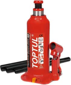 Домкрат Toptul Hydraulic Bottle Jack пляшковий гідравлічний 8 т JHAB0108