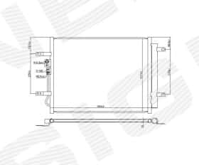 Радіатор кондиціонера Signeda rc941100
