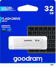 Флешка Goodram UME2 White 32 ГБ Флешка Goodram UME2 White 32 ГБ