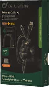 Кабель CellularLine Extreme TETRACABMUSB2MK USB - Micro USB 2 м Кабель CellularLine Extreme TETRACABMUSB2MK USB - Micro USB 2 м