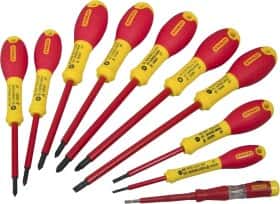 Набор отверток диэлектрических Stanley 0-62-573 10 шт.