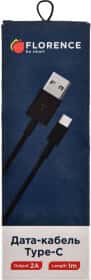 Кабель Florence FL2110KT USB - USB type-C 1 м Кабель Florence FL2110KT USB - USB type-C 1 м