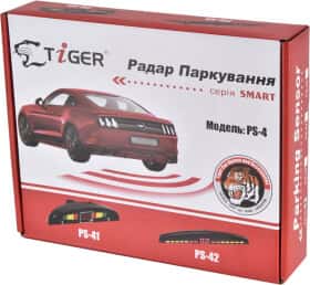 Парктроник Tiger PS-41 с черными датчиками 4 шт.