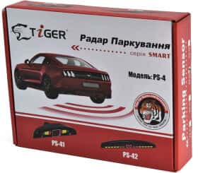 Парктроник Tiger PS-43 с черными датчиками 4 шт.