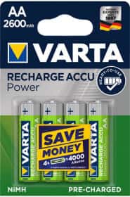 Аккумуляторная батарейка Varta Recharge Accu ACCUAA2600 2600 mAh 2 шт