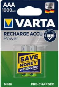 Аккумуляторная батарейка Varta Recharge Accu ACCUAAA1000 1000 mAh 2 шт