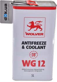 Готовий антифриз Wolver Antifreeze & Coolant WG12 G12 червоний -38 °C Готовий антифриз Wolver Antifreeze & Coolant WG12 G12 червоний -38 °C