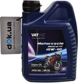 Моторна олива 4Т VatOil Motorcycle M 10W-40 мінеральна Моторна олива 4Т VatOil Motorcycle M 10W-40 мінеральна