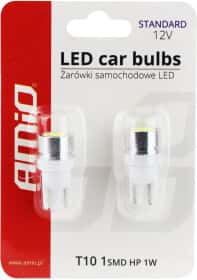 Автолампа Amio W5W T10 1 W 01623
