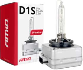 Автолампа Amio Premium D1S PK32d-2 35 W прозора 01409 Автолампа Amio Premium D1S PK32d-2 35 W прозора 01409