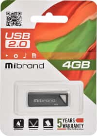 Флешка Mibrand Stingray 4 ГБ Флешка Mibrand Stingray 4 ГБ