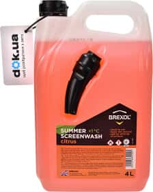 Омивач скла Brexol Screen Wash Summer літній 1 °С цитрусовий Омивач скла Brexol Screen Wash Summer літній 1 °С цитрусовий