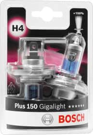 Автолампа Bosch Gigalight Plus 150 H4 P43t 55 W 1987301430