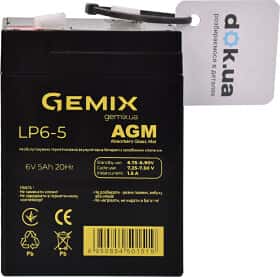 Аккумулятор для ИБП Gemix LP LP6-5.0 10630082 5 Ач 6 В