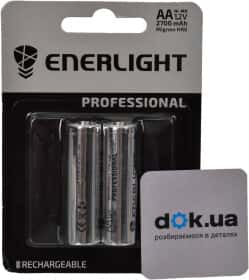 Аккумуляторная батарейка Enerlight Professional 4823093502321 2700 mAh 2 шт