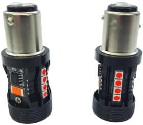Автолампа StarLight SL-CB7 PR21/5W BAY15d 4 W 24 W червона 00-00020794