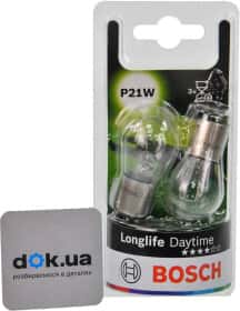 Автолампа Bosch Longlife Daytime P21W BA15s 21 W прозора 1987301050