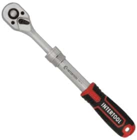 Трещотка Intertool ET-8005 телескопическая 3/8" 72 зубца 228 мм