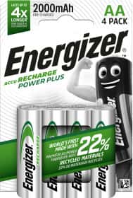Акумуляторна батарейка Energizer Recharge Accu R6RCH2000PP 2000 mAh 4 шт Акумуляторна батарейка Energizer Recharge Accu R6RCH2000PP 2000 mAh 4 шт