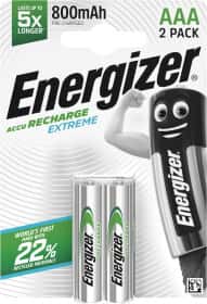 Акумуляторна батарейка Energizer Recharge Accu R03RCH800E-2B 800 mAh 2 шт Акумуляторна батарейка Energizer Recharge Accu R03RCH800E-2B 800 mAh 2 шт