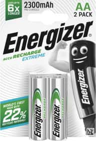 Акумуляторна батарейка Energizer Recharge Accu R6RCH2300E-2B 2300 mAh 2 шт Акумуляторна батарейка Energizer Recharge Accu R6RCH2300E-2B 2300 mAh 2 шт