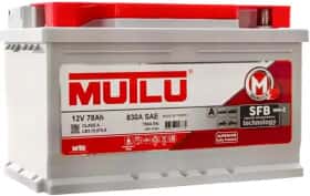 Акумулятор Mutlu 6 CT-78-R S3 LB378078A