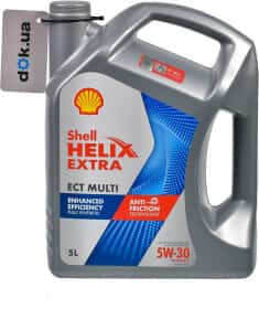 Моторна олива Shell Helix Extra ECT Multi 5W-30 синтетична