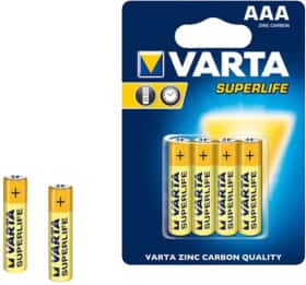 Батарейка Varta Superlife 2003101414 AAA (мизинчиковая) 1,5 V 4 шт