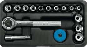 Набор торцевых головок и комплектующих Vorel 58160 1/4" (16 пр.)