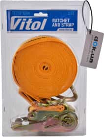 Стяжной ремень Vitol 3 т 10 м ST-213-10 OR