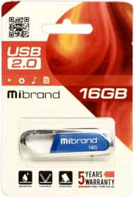 Флешка Mibrand Aligator 16 ГБ MI20AL16U7U Флешка Mibrand Aligator 16 ГБ MI20AL16U7U