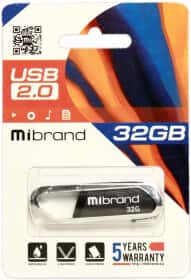 Флешка Mibrand Aligator 32 ГБ MI20AL32U7B Флешка Mibrand Aligator 32 ГБ MI20AL32U7B