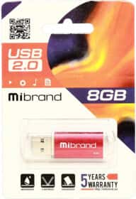 Флешка Mibrand Cougar 8 ГБ MI20CU8P1R