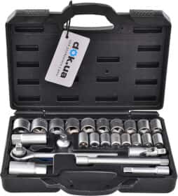 Набір торцевих головок та компонентів Sigma 6003085 3/8" (25 пр.)