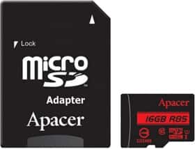 Карта памяти Apacer R85 microSDHC 16 ГБ с SD-адаптером