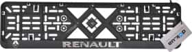 Рамка номерного знака Vitol 50272 цвет черный на Renault