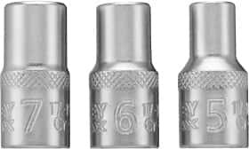 Набор торцевых головок Stanley FMMT17090-0 1/4" (3 пр.)