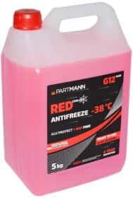 Готовый антифриз PARTMANN G12+ красный -38 °C Готовый антифриз PARTMANN G12+ красный -38 °C
