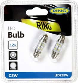 Автолампа Ring C5W B8,5d 0,5 W прозора led239w