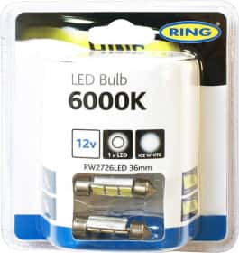 Автолампа Ring C5W SV8,5 5 W прозрачная rw2726led