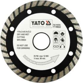 Круг отрезной Yato Turbo YT-6022 115 мм