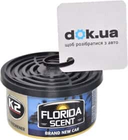 Ароматизатор K2 Florida Scent New Car 42 г