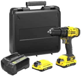 Шуруповерт Stanley аккумуляторный SFMCD700C2K (3 аккумулятора + ЗУ + чехол)