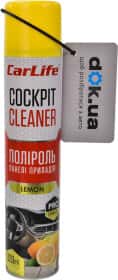 Поліроль для салону Carlife Cockpit Cleaner лимон 320 мл