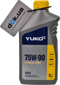Трансмісійна олива Yuko Trans HD GL-5 75W-90 напівсинтетична Трансмісійна олива Yuko Trans HD GL-5 75W-90 напівсинтетична