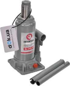 Домкрат Intertool пляшковий гідравлічний 5 т GT0053