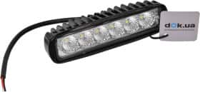 Додаткова LED фара AllLight 07T-18W-FLOOD для ближнього світла 18 W 6 діодів